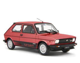 Fiat 127 Sport 70 HP - 1981 Rosso metallizzato Laudoracing 1:18 Resinemodell (Türen, Motorhaube... nicht zu öffnen!)